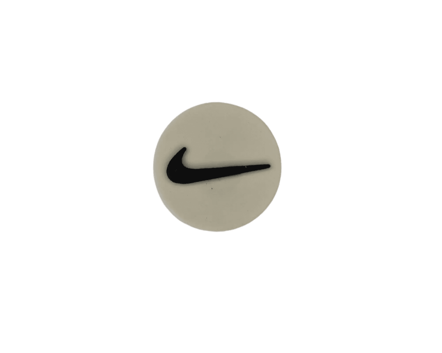 a black nike logo on a white background