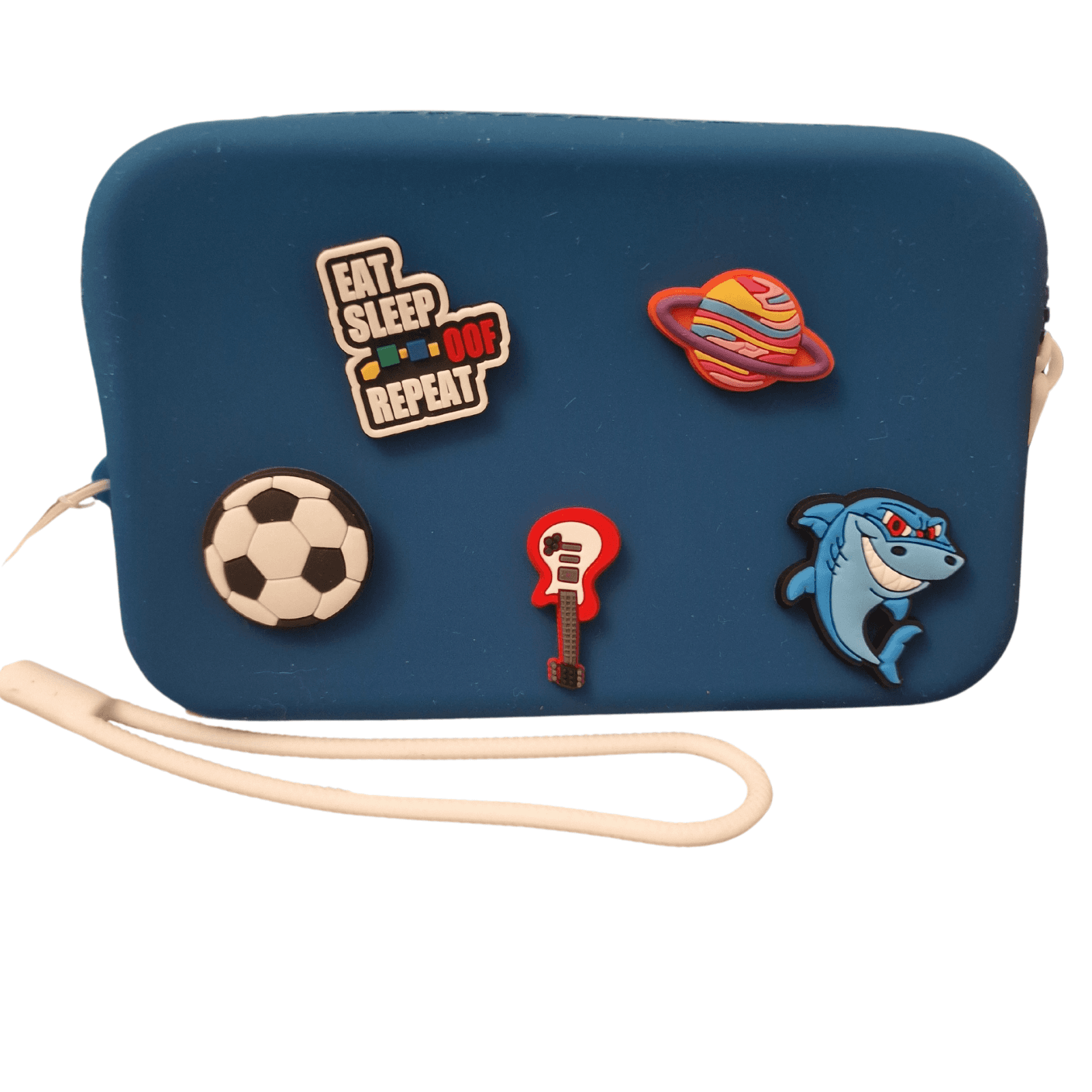 croc charms Pencil Case Charm Blue - Premium croc accessories from caluchi charms - Just £9.99! Shop now at Caluchi Charms 