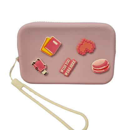 croc charms Pencil Case Charm Pink - Premium charms from caluchi charms - Just £9.99! Shop now at Caluchi Charms 