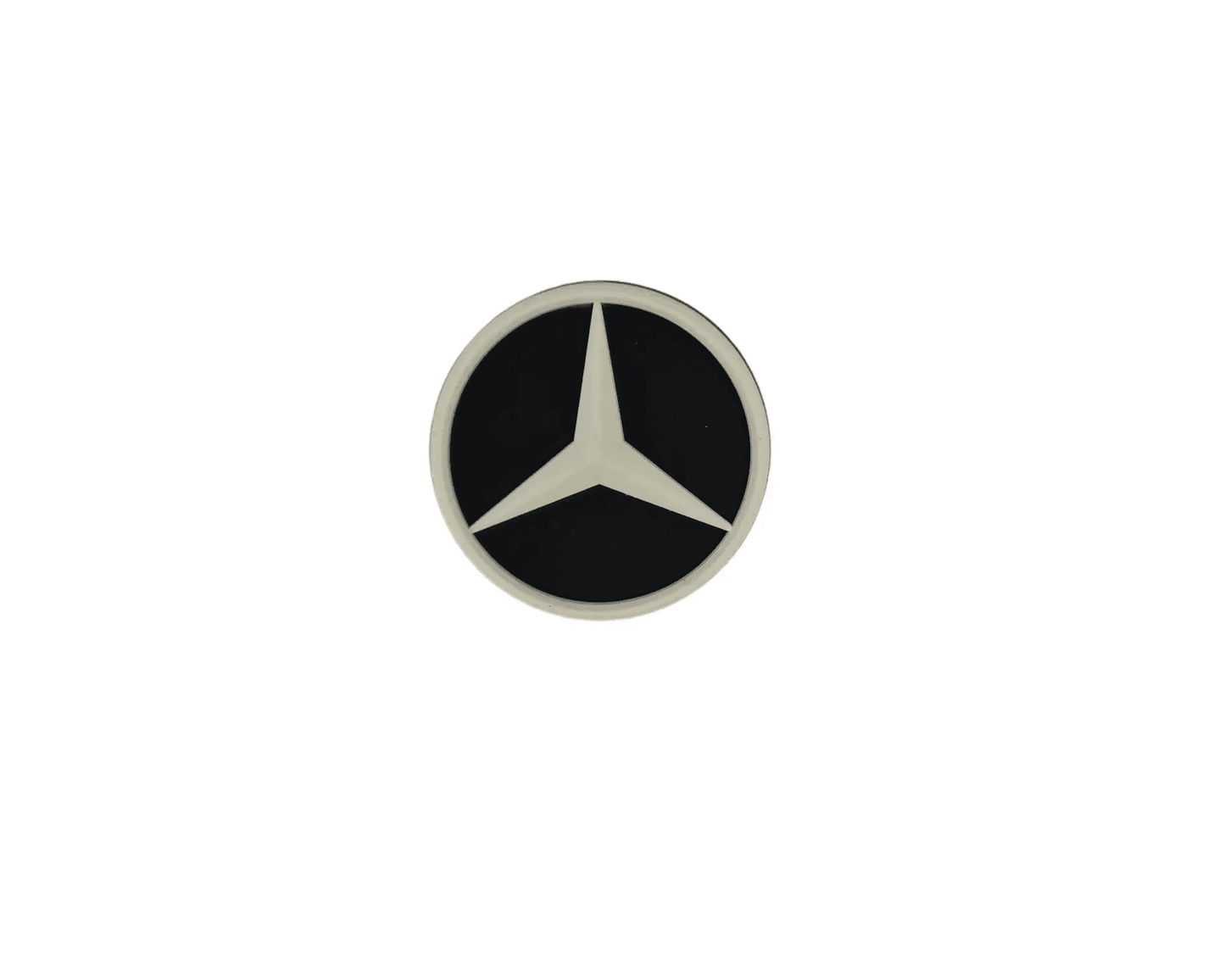 a mercedes emblem on a white background