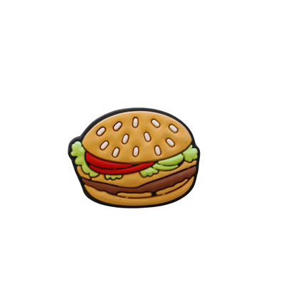 croc charms Seeded Bun Burger Charm - Premium croc accessories from caluchi charms - Just £0! Shop now at Caluchi Charms 